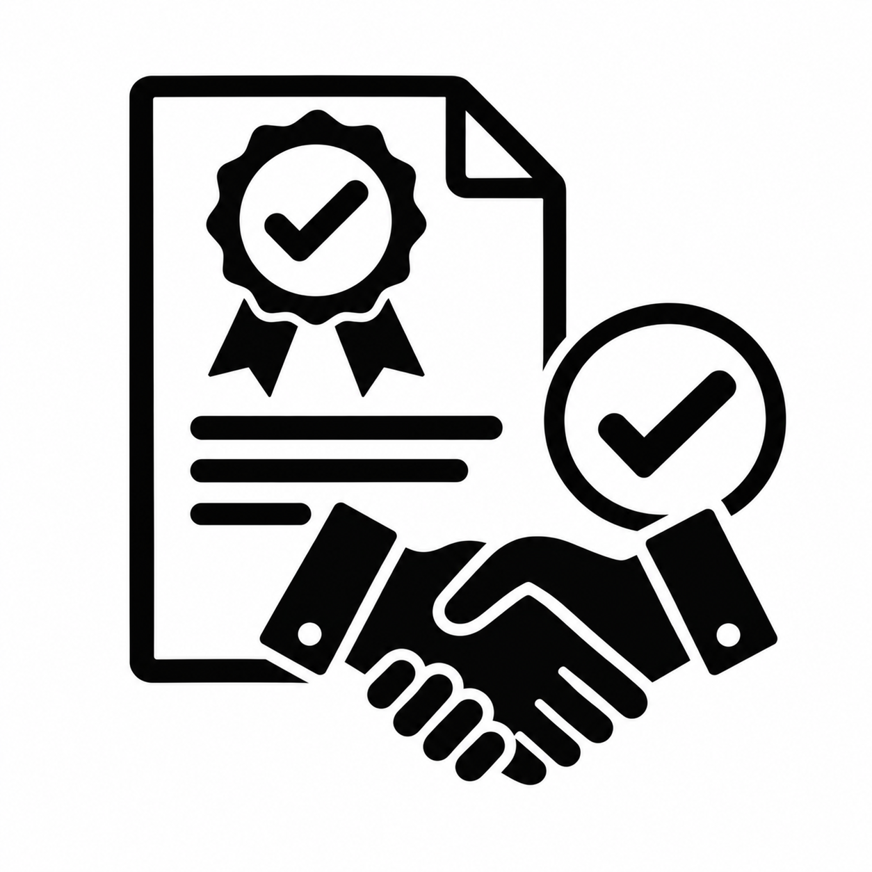 certified agreement handshake icon.png