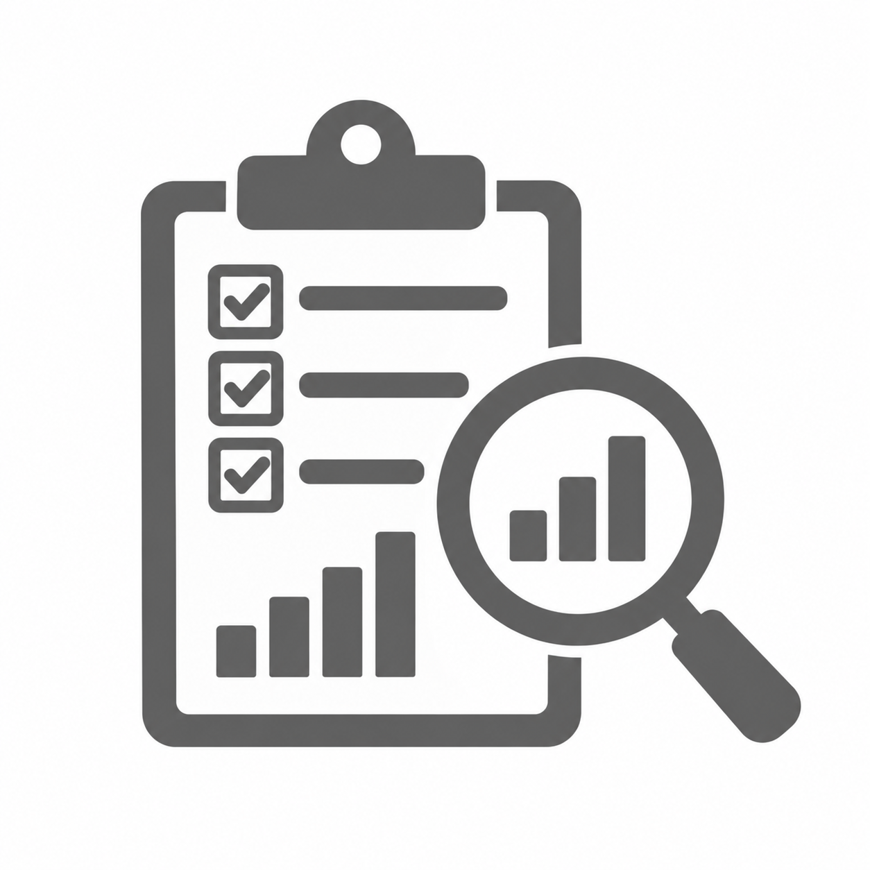 E-Waste clipboard magnifier analytics.png