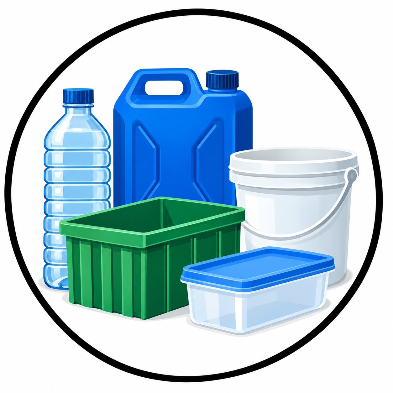 Plastic Waste colorful plastic container collection.png
